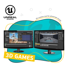 Unreal Engine 4. Игровой движок - КИБЕРшкола программирования для детей, компьютерные курсы для школьников, начинающих и подростков - KIBERone г. Улан-Удэ