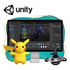 Мир игр на Unity 2D на популярном движке + AI-помощники - КИБЕРшкола программирования для детей, компьютерные курсы для школьников, начинающих и подростков - KIBERone г. Улан-Удэ