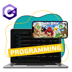 Программирование на C#. Удивительный мир 2D-игр - КИБЕРшкола программирования для детей, компьютерные курсы для школьников, начинающих и подростков - KIBERone г. Улан-Удэ